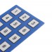 5pcs 4 x 3 Matrix Array 12 Key Keypad Keyboard Sealed Membrane 4 3 Button Pad with Sticker Switch