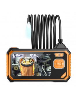 Inskam113  1 Single  len 1 5 10M Borescope HD 1080P Hard Wire 4 3  inch Large Screen   IP67 Waterproof for Car Sewer Air Conditioner Mechanical Maintenance